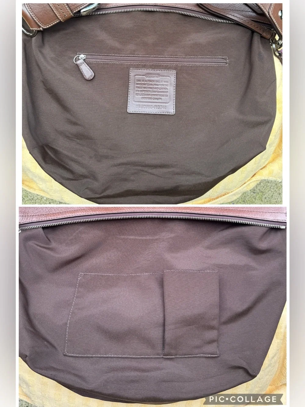 Coach Large Vintage Amethyst Soho Hobo Pleated Shoulder Bag and Matching Key Fob